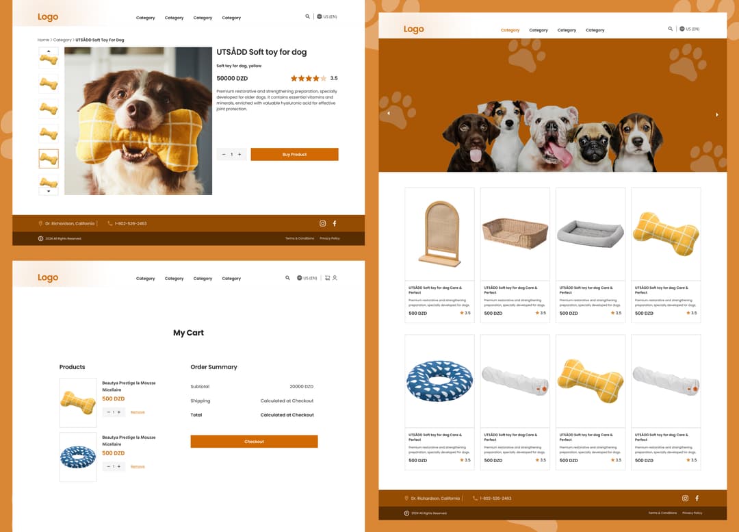 Animals products Template
